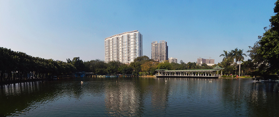 廣州流花湖公園鷺島堤岸改造